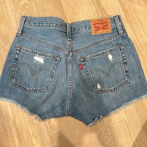 Levis denim shorts
